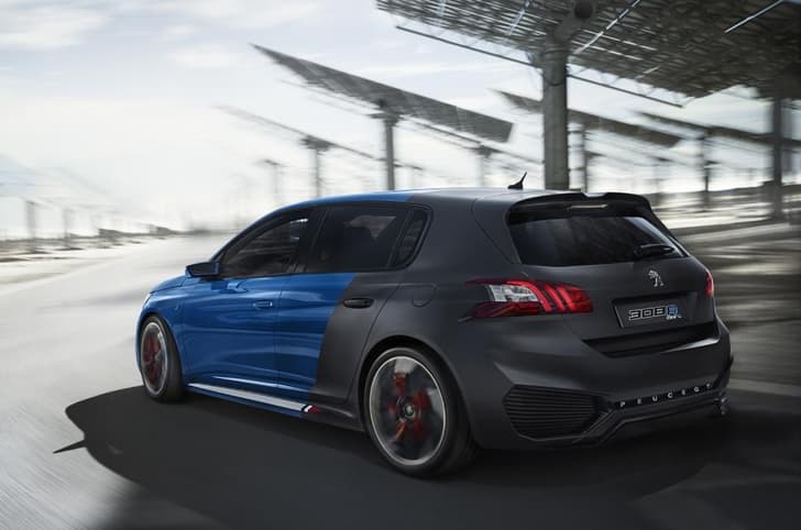 Peugeot 308 R Hybrid concept photo gallery