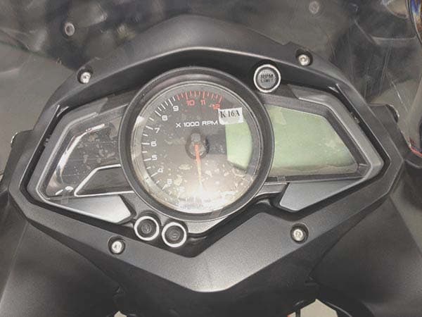 Digi-analogue instrument console seen here. 