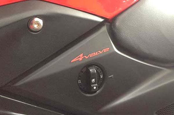 Fuel knob done stylishly. 