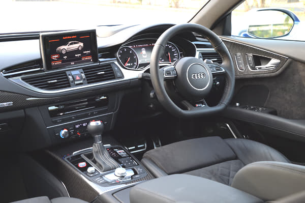 The cabin is still a great blend of sporty and luxurious.