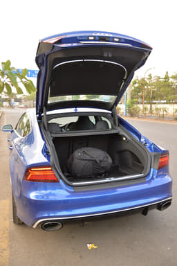 Large liftback boot really aids practicality. Watch out for the tall opening height though.