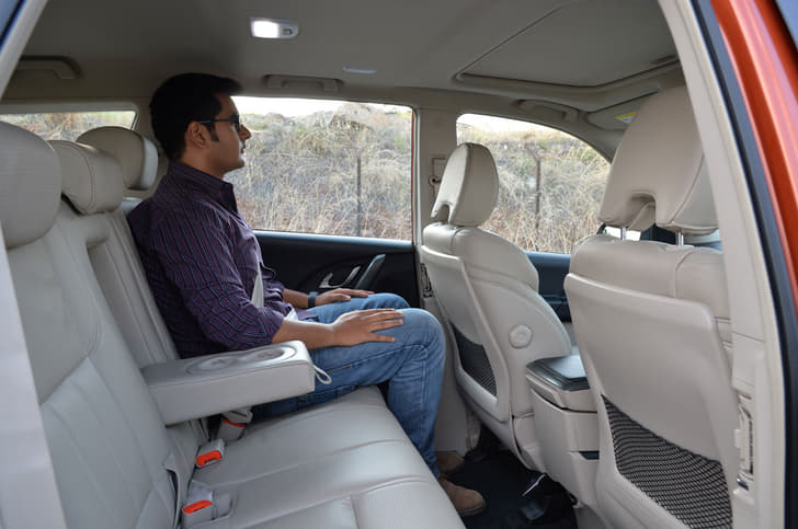 Comfortable middle row also scores on space.