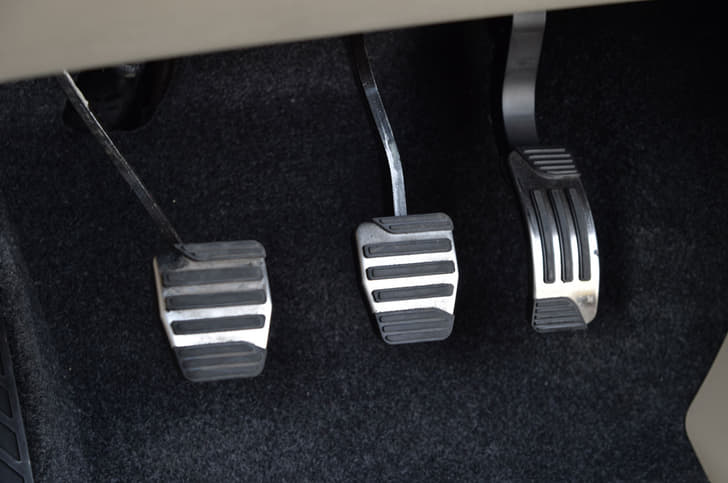 New aluminium pedals look sporty.
