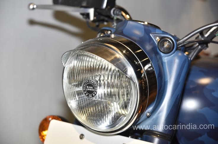 The face remains absolutely unchanged, unmistakably Royal Enfield. The face remains absolutely unchanged, unmistakably Royal Enfield.