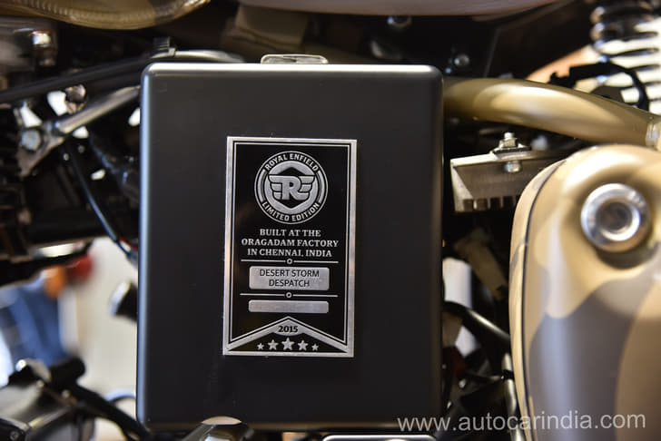 All Despatch bikes come with this special badging, which might also come with the unit number.