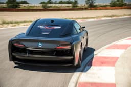 BMW's hydrogen fuel cell-powered i8 research vehicle photo gallery