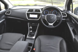 The dashboard of the S-Cross is simplistic and clutter-free. 