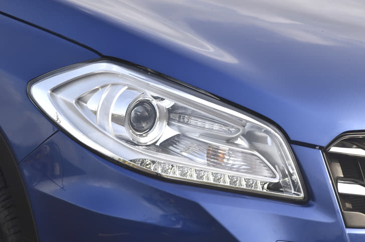 The top-spec S-Cross is equipped with projector headlamps.