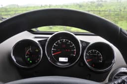 The instrument panel is new with a backlit odometer.