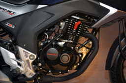 The tried and tested Honda CB Unicorn 160's heart is used with the CB Hornet 160R.