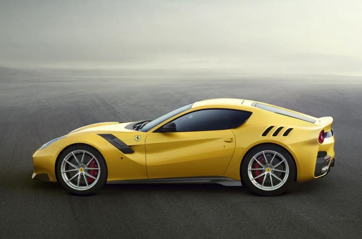 Ferrari F12 TDF side profile.