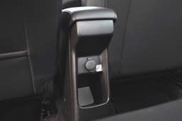 Rear seat passengers have access to a 12V charging socket.