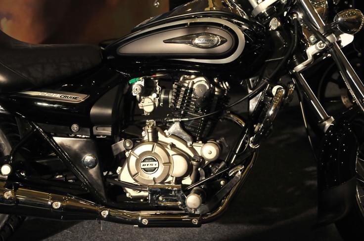 Same engine as the Avenger 220 Street’s, making 18.7bhp. Same engine as the Avenger 220 Street’s, making 18.7bhp.