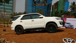 Toyota Fortuner off-road event. 