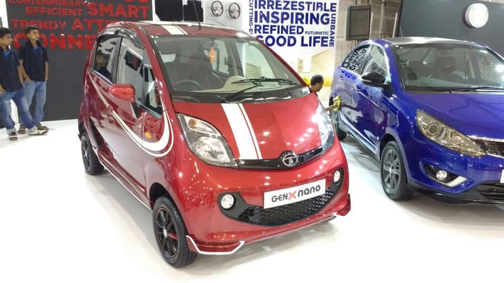 Tata Nano special edition with sunroof. 