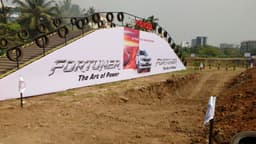 Toyota Fortuner off-road event. 