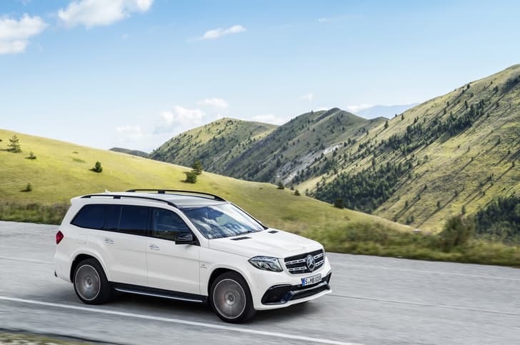 Mercedes GLS SUV photo gallery