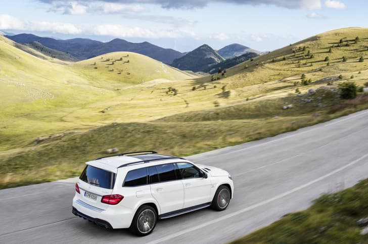 Mercedes GLS SUV photo gallery