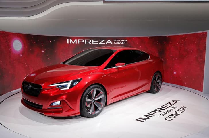 Subaru Impreza sedan concept.