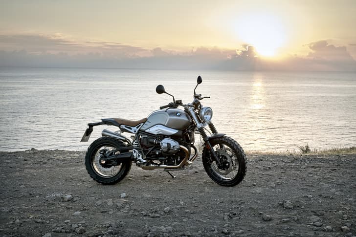 BMW R nineT Scrambler right side profile.