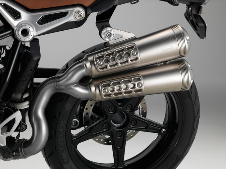 BMW R nineT Scrambler exhaust.