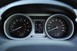 The instrument cluster gets a silver shroud.