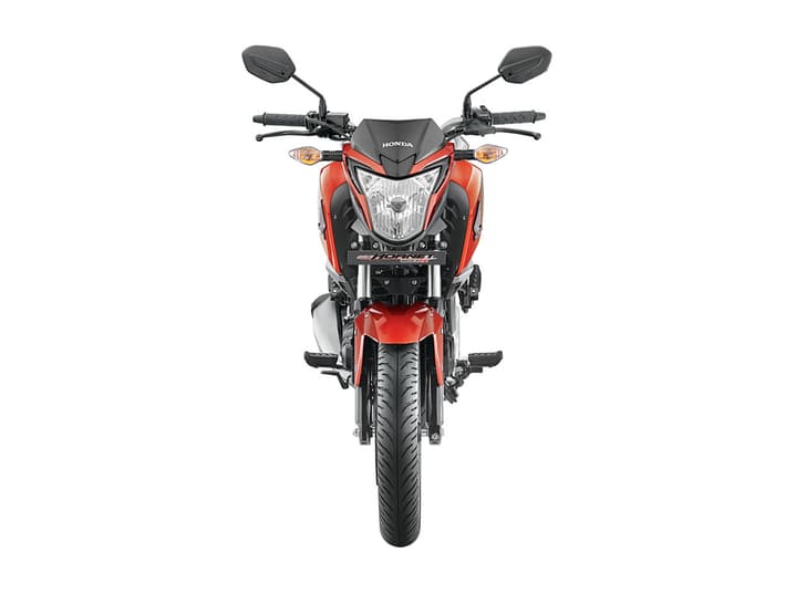 Honda CB Hornet 160R front view.