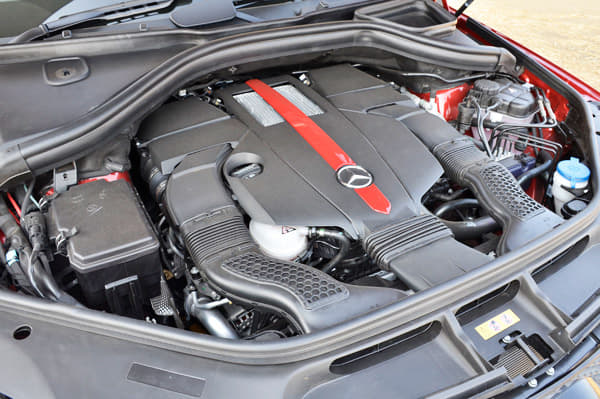The engine is a firebreathing twin-turbocharged 3.0-litre V6 petrol engine that churns out 362bhp and 53kgm of torque.