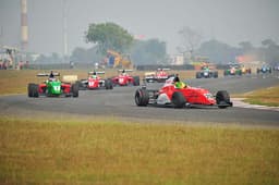 Schumacher leads Newey in one of the races.