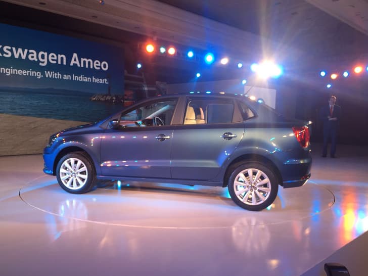 Volkswagen Ameo compact sedan photo gallery