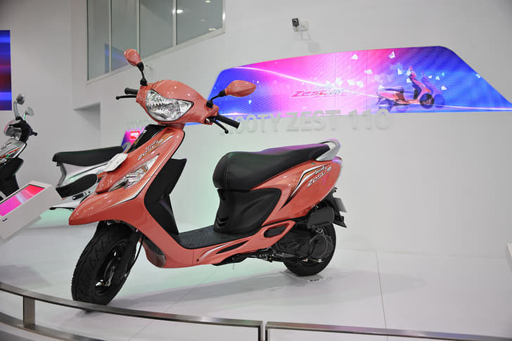 TVS Scooty Zest 110.