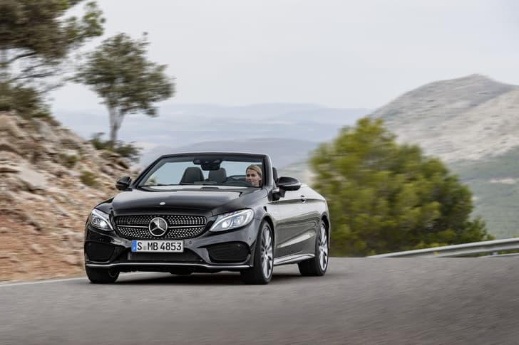 Mercedes C-Class cabriolet photo gallery