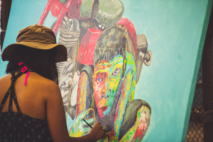 There was plenty of colour in IBW too.