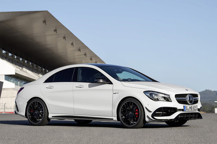 Mercedes CLA facelift photo gallery