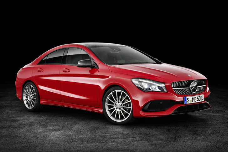 Mercedes CLA facelift photo gallery