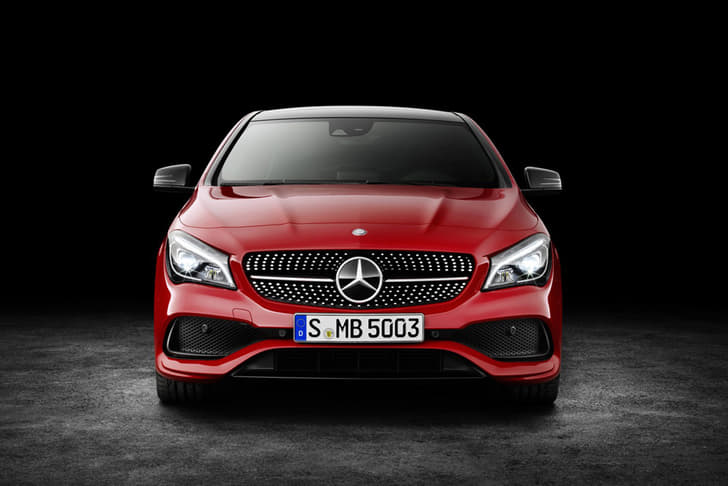 Mercedes CLA facelift photo gallery