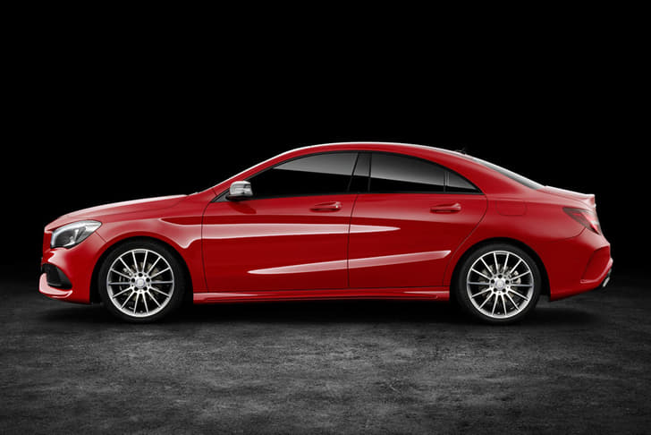 Mercedes CLA facelift photo gallery