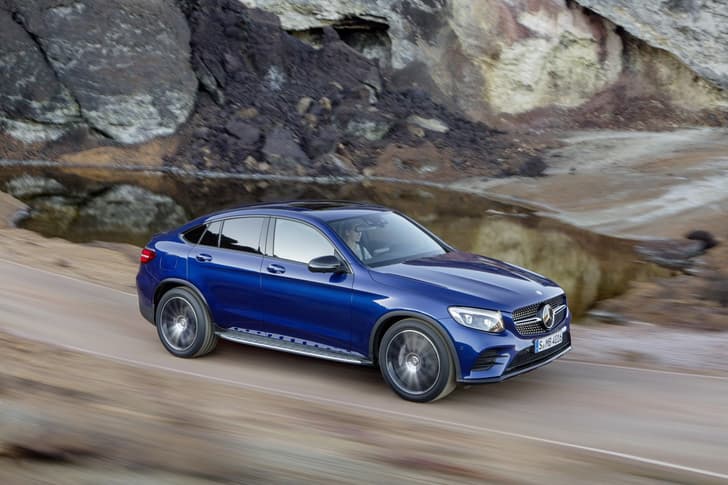 Mercedes GLC coupe photo gallery