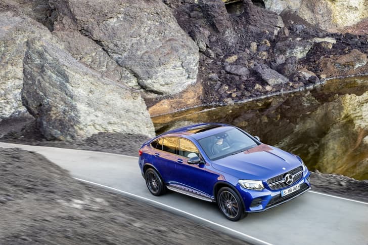 Mercedes GLC coupe photo gallery