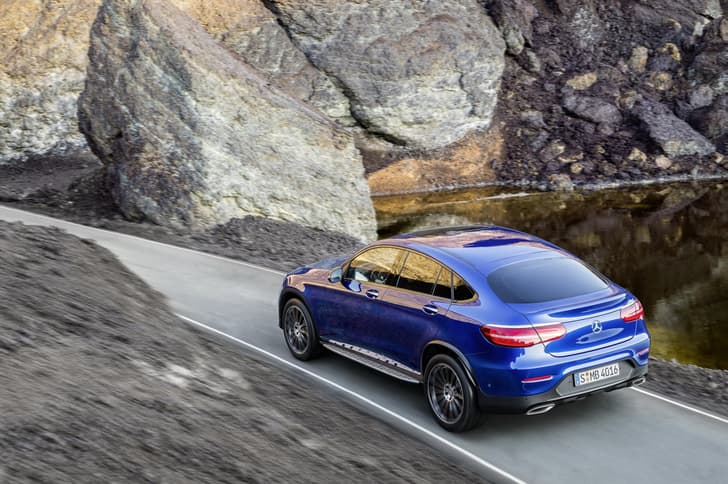 Mercedes GLC coupe photo gallery