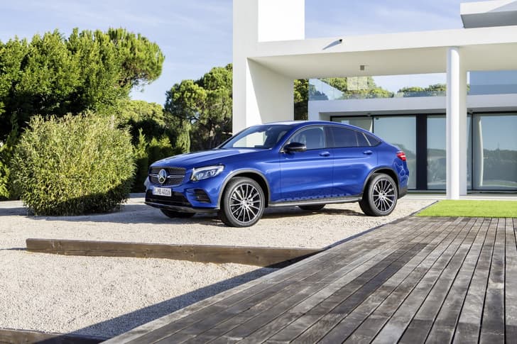 Mercedes GLC coupe photo gallery