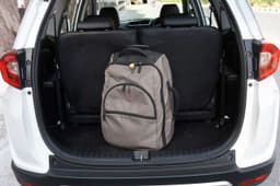 With all rows up, there is still decent luggage space in the BR-V’s boot.
