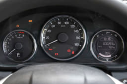 The dials in the instrument cluster are similar to the Jazz. Automatic variant gets an additional digital readout for gear lever position.
