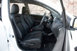 The seating position isn’t all that high, but visibility is still good, as is comfort.