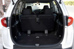 The third-row bench can fold and tumble to increase boot space.