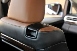 Slide the front passenger seat forward for more legroom just by lifting this catch.