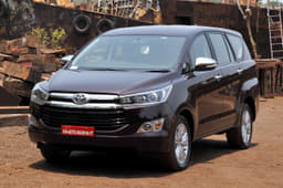 The new Innova Crysta is clearly a fair bit larger than its predecessor, and sports a far more striking face.
