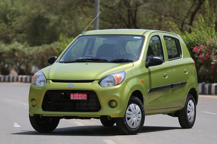 The facelifted Alto 800 retains the same basic design of its predecessor.