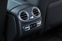 Rear air-con vents don't eat into centre occupant’s leg room. 