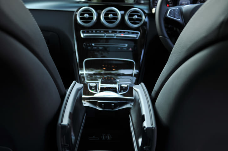 Chrome and metal-finished switchgear, and wooden centre console add to the luxury feel of the SUV. 